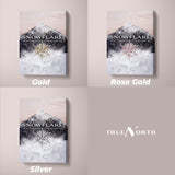 RESSEMBLE À UN FLOCON DE NEIGE QUI A COMMENCÉ UNE AVALANCHE - ARGENT