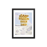 GOOD THINGS TAKE TIME WALL ART