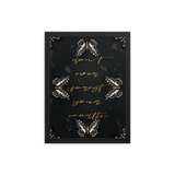 DON'T EVER FORGET YOUR WORTH WALL ART