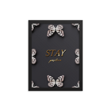 stay positive quote (black)