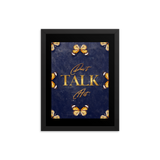 Don't Talk Act Quotes Wall Art