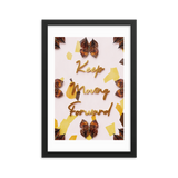 KEEP MOVING FORWARD QUOTES WALL ART