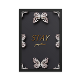 stay positive quote (black)