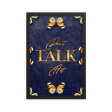 Don't Talk Act Quotes Wall Art