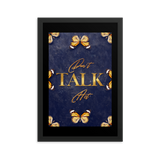 Don't Talk Act Quotes Wall Art