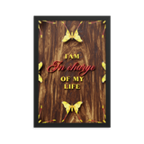 I'am In Charge Of My Life Affirmation Quotes Wall Art