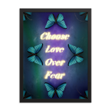 Choose love over fear quotes art
