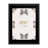 stay positive quote (white)