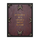 LIFE QUOTE WALL ART POSTER