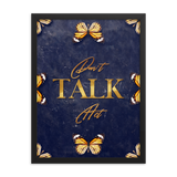 Don't Talk Act Quotes Wall Art