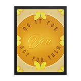 Do It For You Not For Them Quotes Wall Art