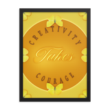 Creativity Takes Courage Quotes Wall art