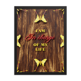 I'am In Charge Of My Life Affirmation Quotes Wall Art