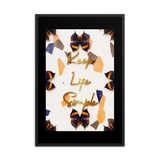 KEEP LIFE SIMPLE QUOTES WALL ART