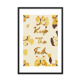 keep the faith quotes wall art