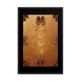 keep your head up quotes wall art