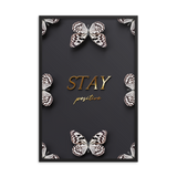 stay positive quote (black)