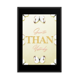 Smarter Than Yesterday Quotes Wall Art