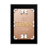 Wiser Than Yesterday Quotes Wall Art