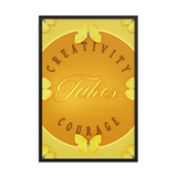 Creativity Takes Courage Quotes Wall art