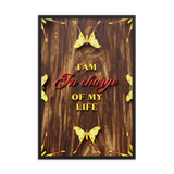 I'am In Charge Of My Life Affirmation Quotes Wall Art