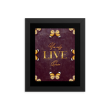 You Only Live Once Quotes Wall Art