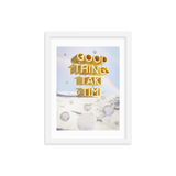 GOOD THINGS TAKE TIME WALL ART