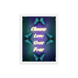 Choose love over fear quotes art