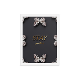 stay positive quote (black)