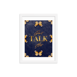 Don't Talk Act Quotes Wall Art