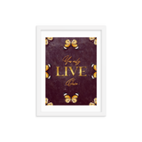 You Only Live Once Quotes Wall Art