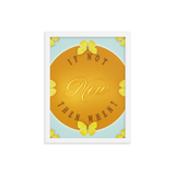 If Not Now Then When Quotes Wall Art