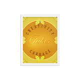 Creativity Takes Courage Quotes Wall art