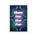 Choose love over fear quotes art