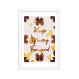 KEEP MOVING FORWARD QUOTES WALL ART