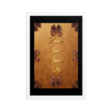 keep your head up quotes wall art