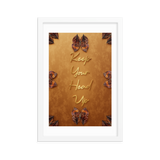 keep your head up quotes wall art