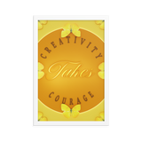 Creativity Takes Courage Quotes Wall art