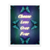 Choose love over fear quotes art