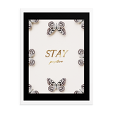 stay positive quote (white)