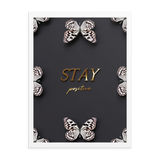stay positive quote (black)
