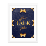 Don't Talk Act Quotes Wall Art