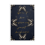 DON'T BE AFRAID QUOTES WALL ART