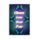 Choose love over fear quotes art
