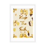 keep the faith quotes wall art