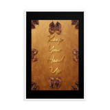 keep your head up quotes wall art