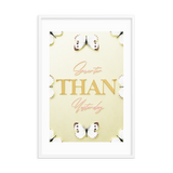 Smarter Than Yesterday Quotes Wall Art