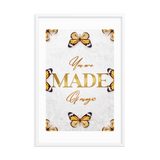 You Are Made Of Magic Quotes Wall Art