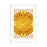 MAKE SOME REAL SHIT COOL SHIT QUOTES WALL ART