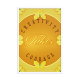 Creativity Takes Courage Quotes Wall art